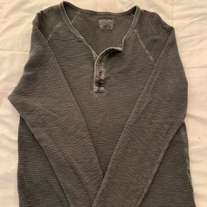 Long Sleeved Thermal Henley